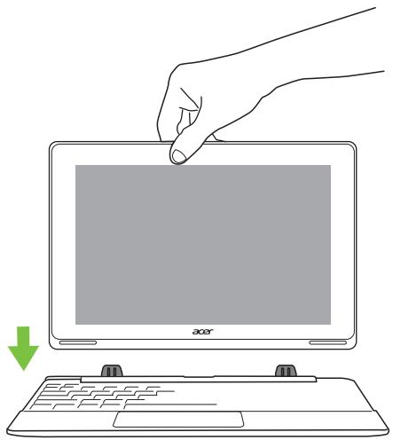 ACER SW5-014 - Fixer et détacher le clavier - 1