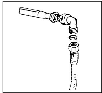 CANDY PL2250XX - - Connection to a rigid pipe (see instruction on page 44) - 1