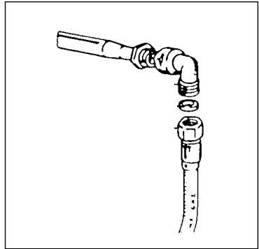 CANDY PL2250XX - — Enlace con tubo flexible de acero (ver instrucciones pag. 33) - 1