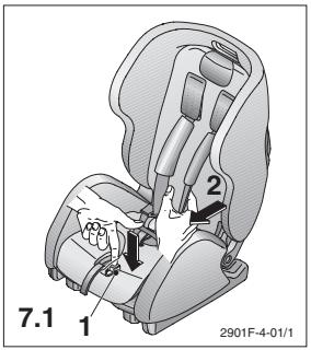 RECARO YOUNG EXPERT PLUS - Montaje con cinturón de tres+puntos: - 3