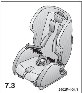 RECARO YOUNG EXPERT PLUS - Montage avec ceinture à trois points : - 5