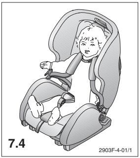 RECARO YOUNG EXPERT PLUS - Attacher l'enfant : - 1