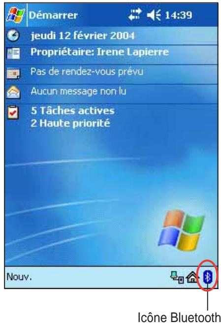 ASUS MYPAL A716 - L'icône Bluetooth - 1