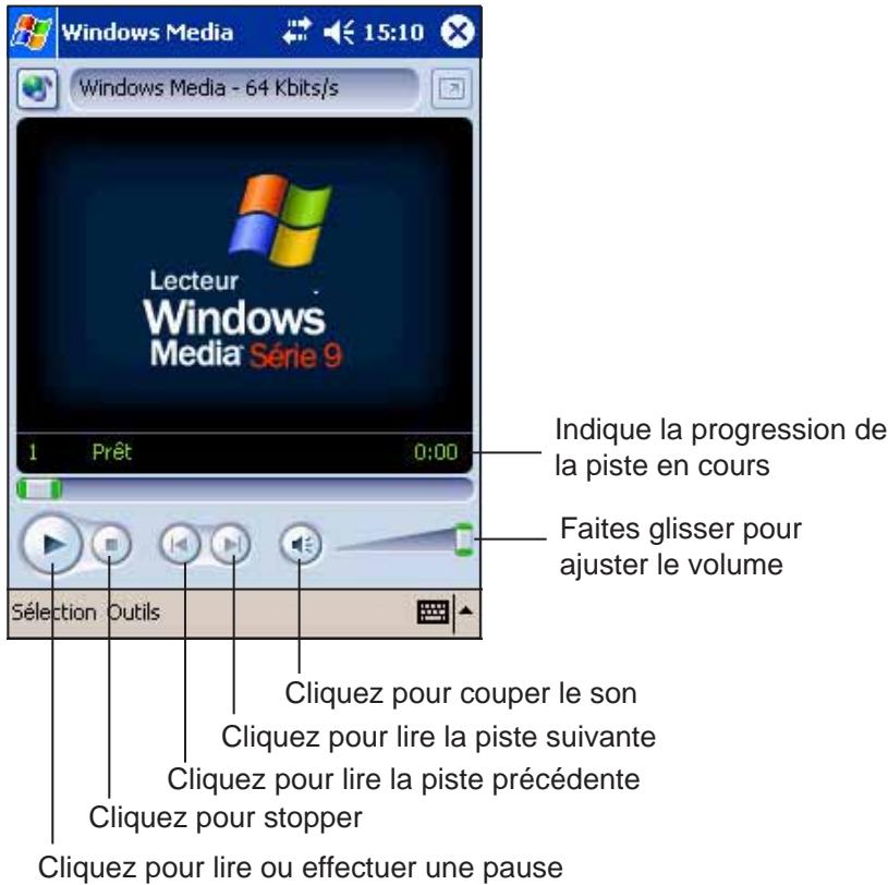 ASUS MYPAL A716 - Windows Media Player pour Pocket PC - 1