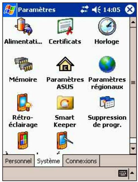 ASUS MYPAL A716 - Pour visualiser les options disponibles: - 2