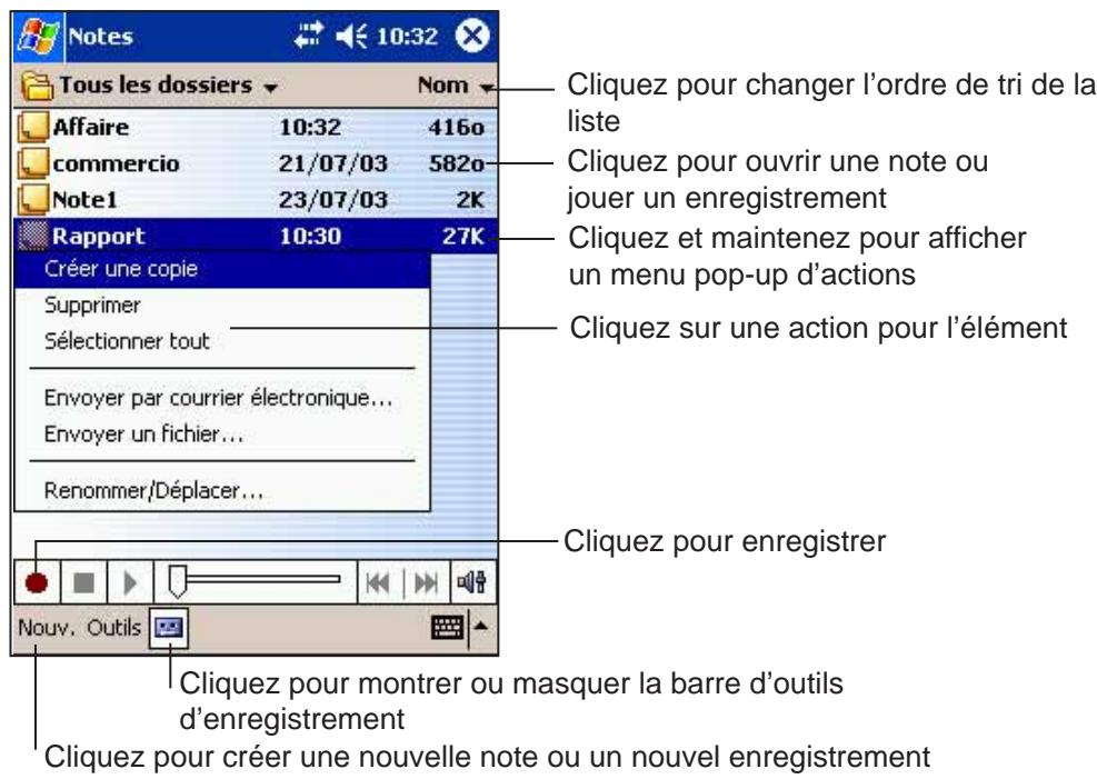 ASUS MYPAL A716 - Notes: Saisir des réflexions et des idées - 1