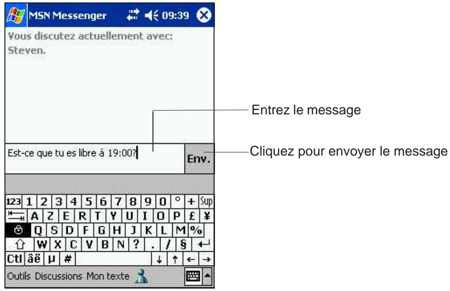ASUS MYPAL A716 - Discuter avec des contacts - 1