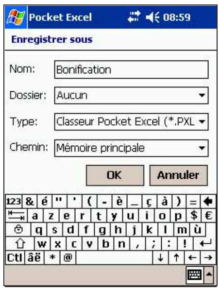 ASUS MYPAL A716 - Pour spécifique les options de sauvegarde: - 1