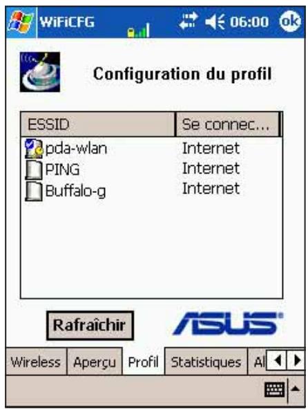 ASUS MYPAL A716 - Configuration du profil - 1