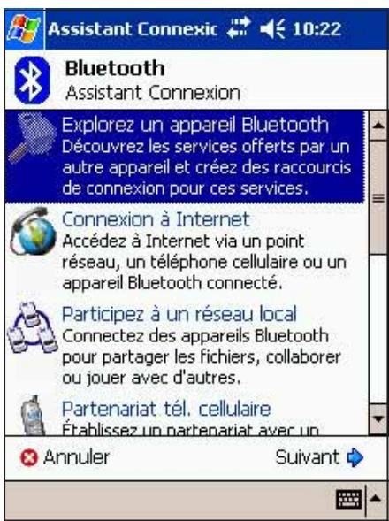 ASUS MYPAL A716 - Pour lancer l'Assistant de connexion Bluetooth: - 1