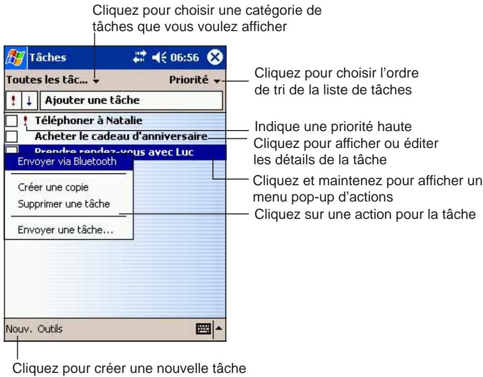 ASUS MYPAL A716 - Tâches: Suivi des choses à faire - 1