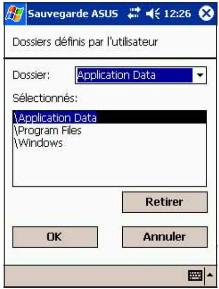ASUS MYPAL A716 - Sauvegarder uniquement les données PIM de votre Pocket PC: - 3