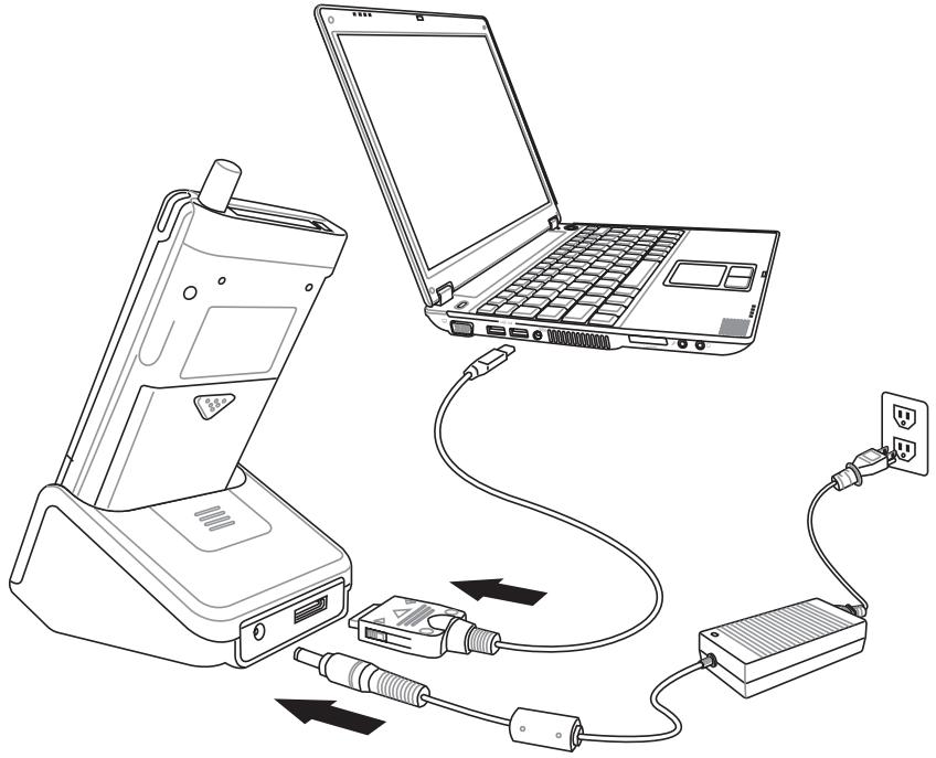 ASUS MYPAL A716 - Pour connecter votre apparéil à votre ordinateur: - 1