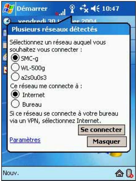 ASUS MYPAL A716 - Allumer le Wireless LAN: - 2