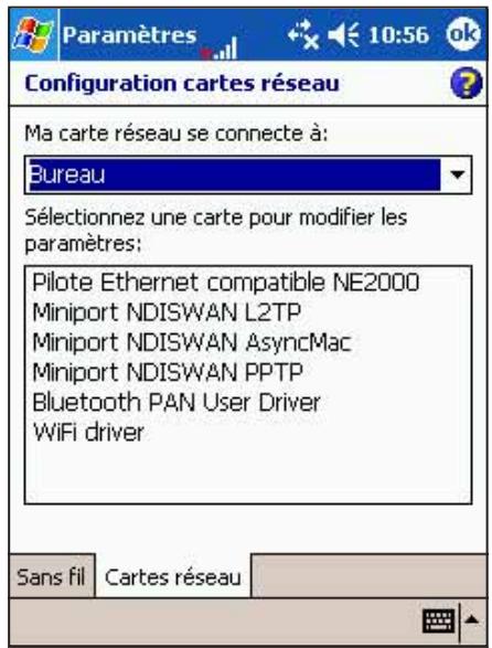 ASUS MYPAL A716 - Pour configurer une carte réseau: - 1
