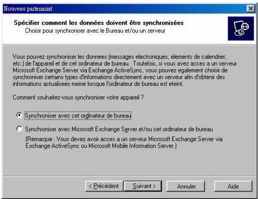 ASUS MYPAL A716 - Pour paramétrer un partenariat: - 2