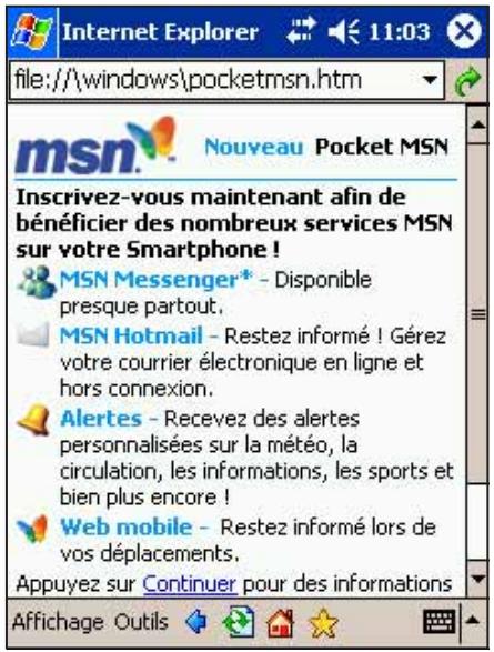 ASUS MYPAL A716 - Pocket MSN - 1