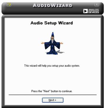 ASUS P5B DLX - Audio Setup Wizard - 1