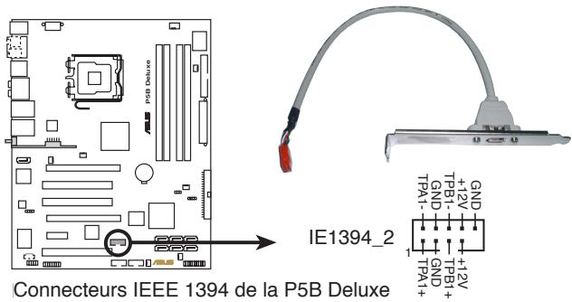 ASUS P5B DLX - Connecteur port IEEE 1394a (10-1 pin IE1394_2) - 1