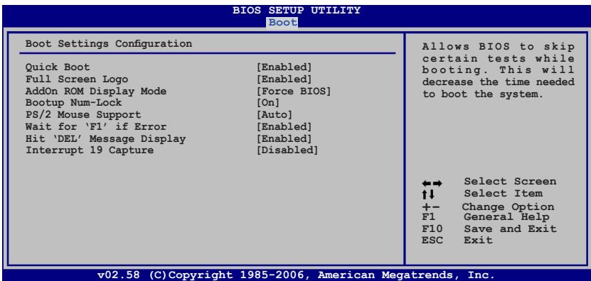 ASUS P5B DLX - Boot Settings Configuration - 1
