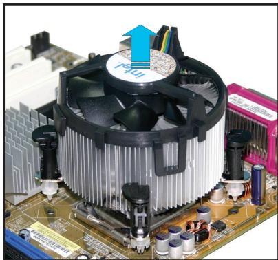 ASUS P5B DLX - Désinstaller le dissipateur et le ventilateur du CPU - 4