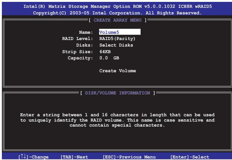 ASUS P5B DLX - Créer un ensemble RAID 5 (parity) - 1