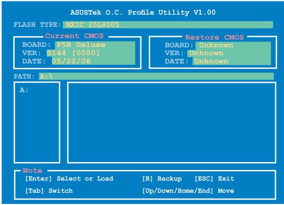 ASUS P5B DLX - Start O.C. Profile - 1