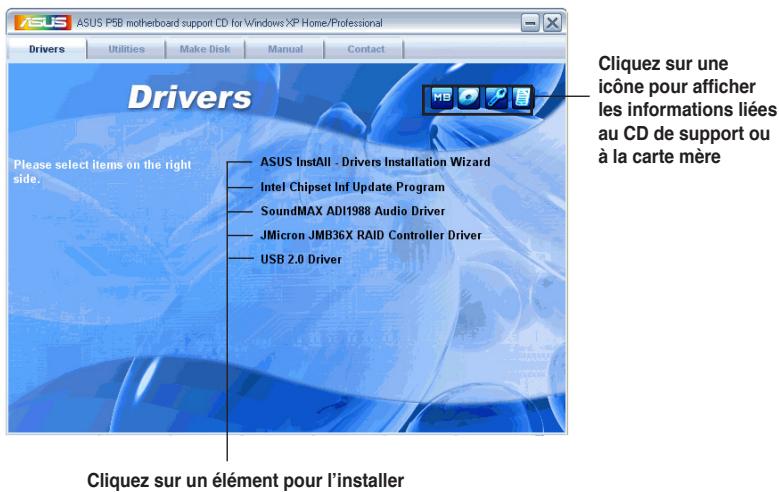 ASUS P5B DLX - Lancer le CD de support - 1