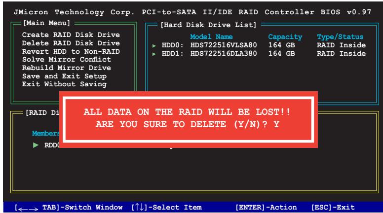 ASUS P5B DLX - Supprimer un ensemble RAID - 2