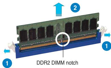 ASUS P5B DLX - Enlever un module DIMM - 2