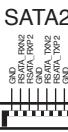 ASUS P5B DLX - Connecteurs Serial ATA ICH8R (7-pin SATA1 [red], SATA2 [red], SATA3 [black], SATA4 [black], SATA5 [red], SATA6 [red]) - 4