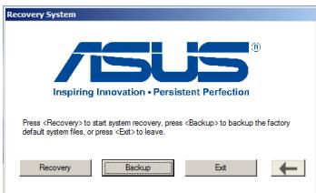 ASUS EEE PC 1011CX - Utiliser la partition de restauration (restauration F9) - 3