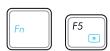 ASUS EEE PC 1011CX - Touches de fonctions spéciales - 5