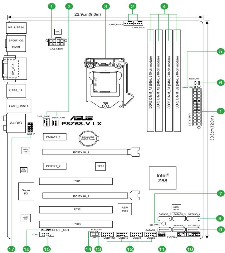ASUS P8Z68-V LX - Pas de vis - 3