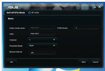 ASUS USB-N13 B1 - Mode Point d'accès logiciel (Soft AP) (Windows® XP/Vista/7) - 7