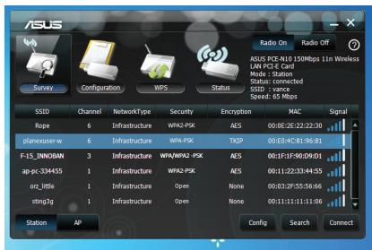 ASUS USB-N13 B1 - Se connecter manuellement à un réseau sans fil - 2