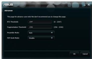 ASUS USB-N13 B1 - Config - Advanced (Configuration - Avance) - 1