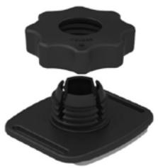 KODAK PIXPRO SP360 - Support adhésif plat : Pour rattachement sur une skateboard ou les autres objets plat - 1