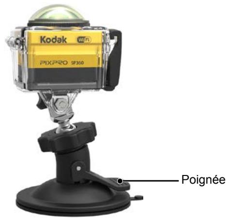KODAK PIXPRO SP360 - Montage de ventouse : Pour l'attachment de pare-brise d'automotive (ou surfaces lisses) - 4