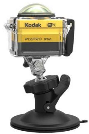 KODAK PIXPRO SP360 - Montage de ventouse : Pour l'attachment de pare-brise d'automotive (ou surfaces lisses) - 3