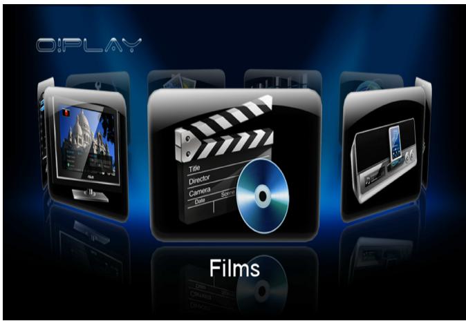 ASUS O!PLAY TV PRO - Menu principal - 1