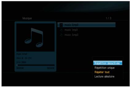 Musique 1 / 3 music 2mp3 music 1mp3 music 2mp3 Music 2mp3 Album 100 - 100 Album 100 - 100 00:00:00 00:04:00 Répetition déactive Répetition unique Répeter tout Lecture alatoire
