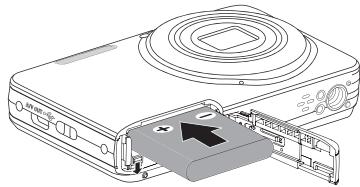 KODAK X52 - Installez la batterie et la carte mémoire - 3