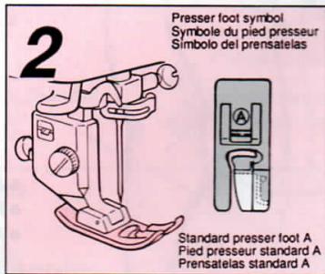 SINGER FUTURA 4000 N - How to use the stitch length manual override button and lever Comment utiliser le bouton et le levier de réglage manuel de longueur Comoutilizar el boton y la palanca manual de anulacion - 16