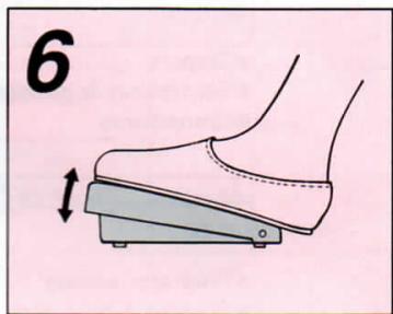 SINGER FUTURA 4000 N - How to use the stitch length manual override button and lever Comment utiliser le bouton et le levier de réglage manuel de longueur Comoutilizar el boton y la palanca manual de anulacion - 15