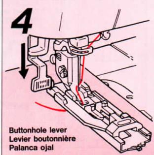 SINGER FUTURA 4000 N - Lapped Insertion Fermeture sous patte Insertion solapada - 4