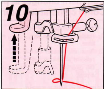 SINGER FUTURA 4000 N - Threading The Machine / Enfilage de la machine / Enhebrado de laquina - 5