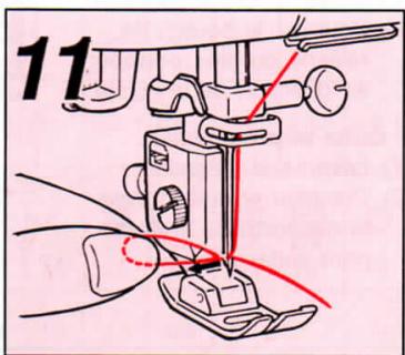 SINGER FUTURA 4000 N - Threading The Machine / Enfilage de la machine / Enhebrado de laquina - 6