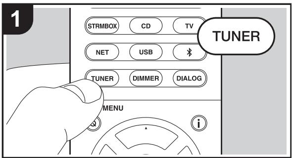 ONKYO LS7200 - Escuchar la radio FM - 1