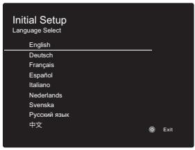 ONKYO LS7200 - Initial Setup starts automatically - 1